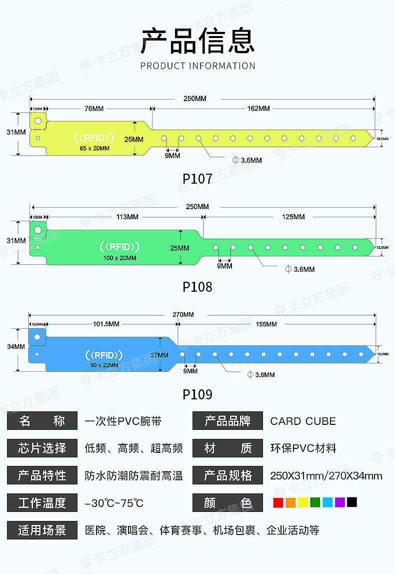 一次性腕带厂家1